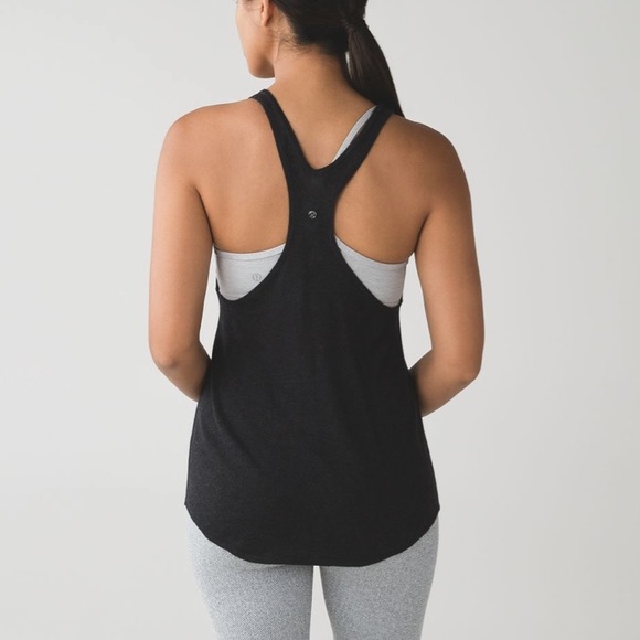 Lululemon Daya Light Knit Tank (Heathered Black) - Picture 3 of 7
